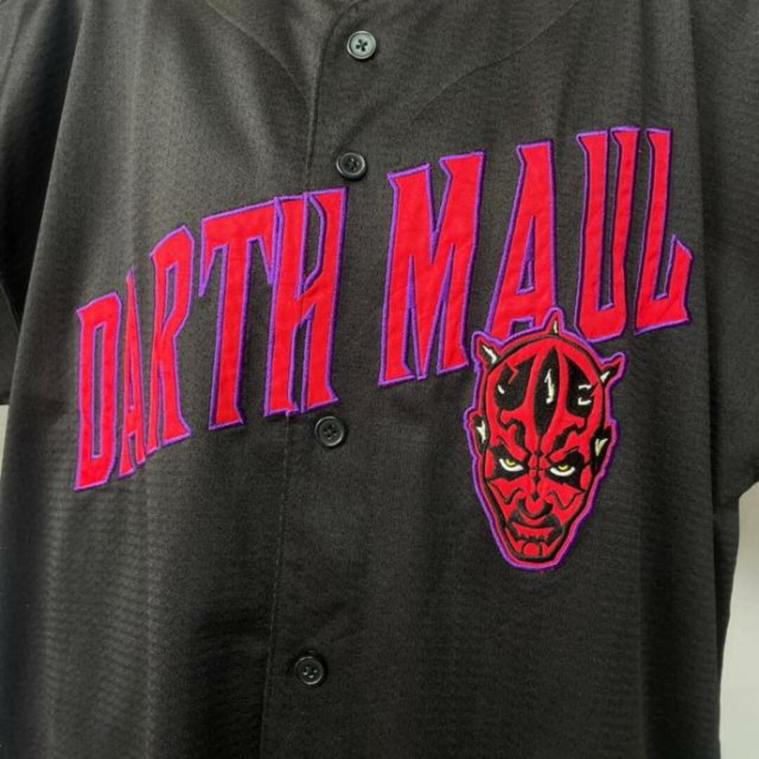 90年代 STAR WARS DARTH MAUL スターウォーズ ダースモール メッシュ ベースボールシャツ メンズ2XL 3