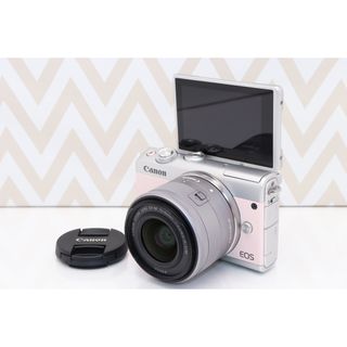 キヤノン(Canon)の⭐️2,420万画素⭐️ 自撮りWi-Fi転送◎⭐️EOS M100⭐️(ミラーレス一眼)