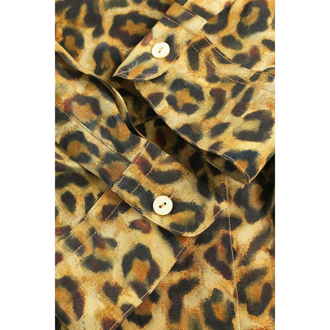 エムエーエスユー MASU 22AW ZIP-UP LEOPARD SHIRT MVFW-SH0622 ジップ