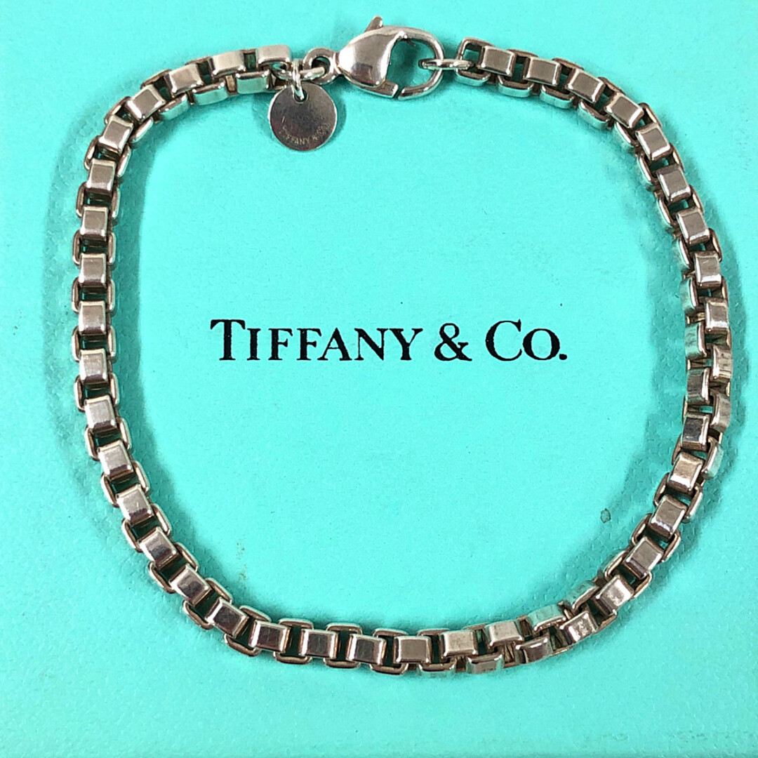 TIFFANY&CO. ティファニー シルバー ベネチアン ブレスレット シルバー サイズフリー 正規品 / 31617