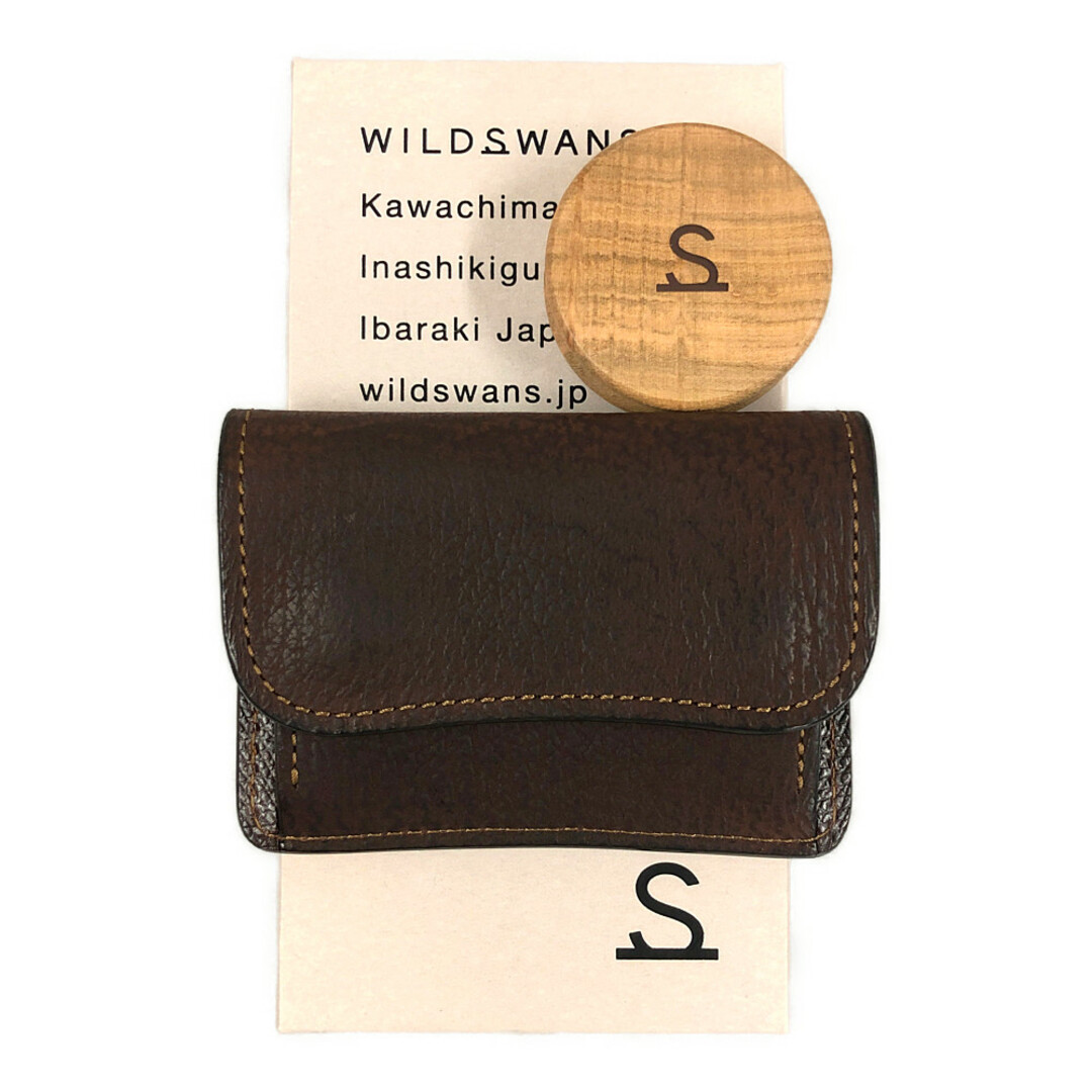 WILDSWANS ワイルドスワンズ CSS-TONGUE コインケース ダークブラウン系 サイズフリー 正規品 / 31622