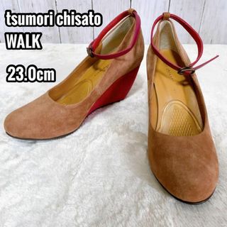 美品 tsumori chisato WALK バイカラーパンプス 23.0cm(ハイヒール/パンプス)