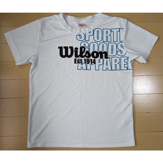ウィルソン(wilson)のウィルソン　半袖 T シャツ　150　男の子　美品　ウィルソン　白　ホワイト(Tシャツ/カットソー)