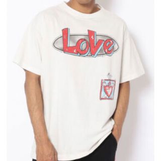 セントマイケル　／ＳＳ　ＴＥＥ　ＬＯＶＥ／ＷＨＩＴＥ(Tシャツ/カットソー(半袖/袖なし))