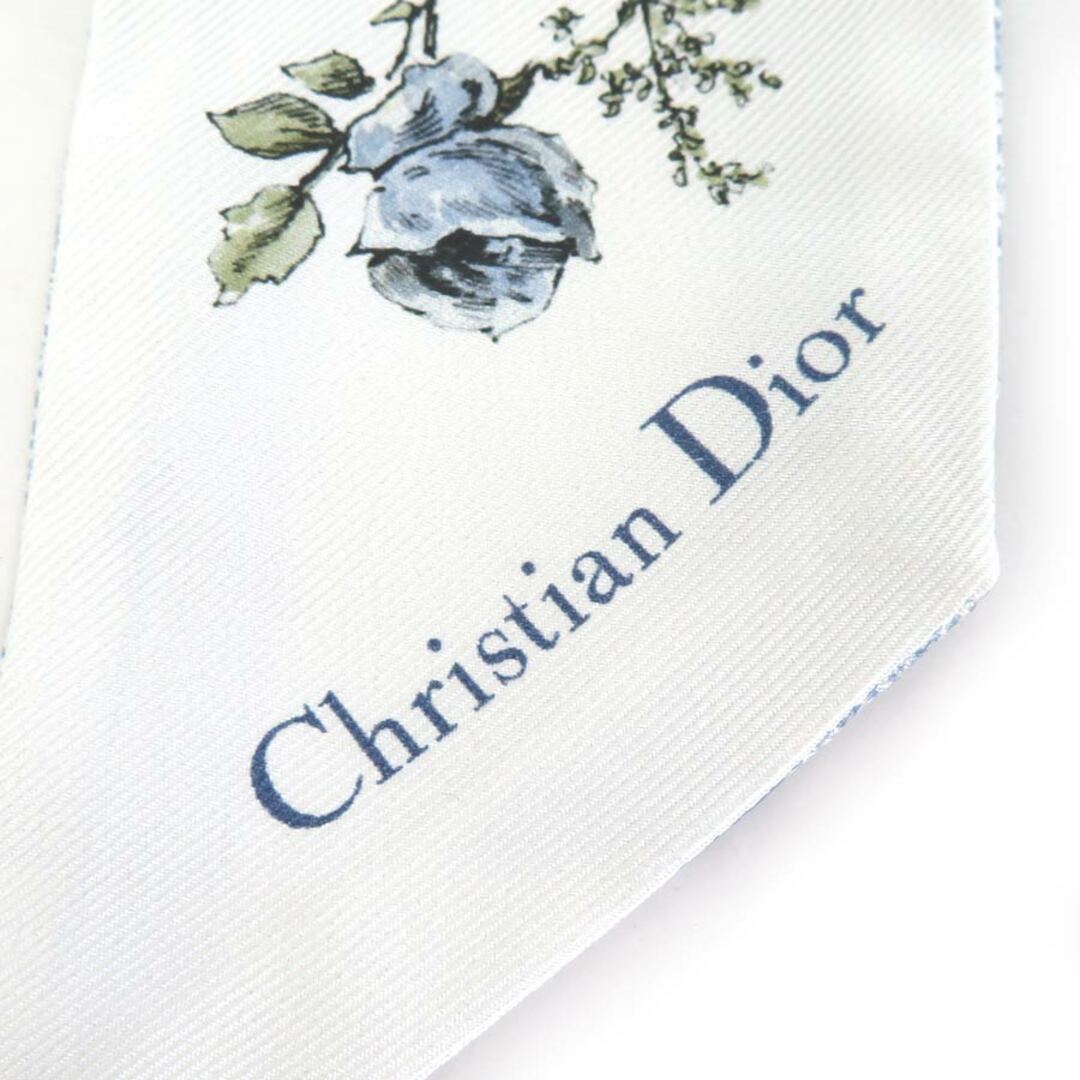 Christian Dior(クリスチャンディオール)のクリスチャンディオール Christian Dior スカーフ シルク ブルー系 レディース 送料無料【中古】 55248f レディースのファッション小物(バンダナ/スカーフ)の商品写真