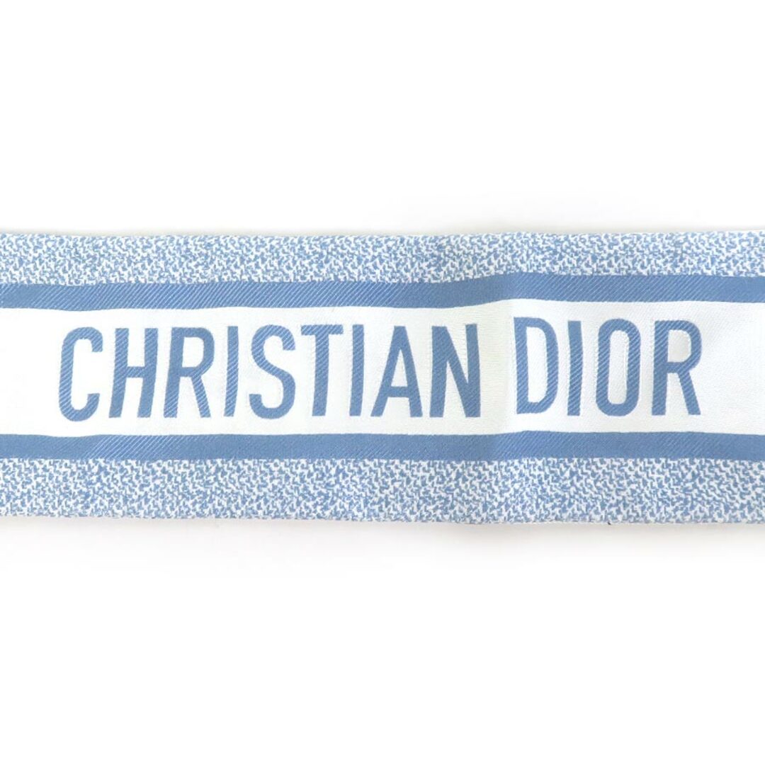 Christian Dior(クリスチャンディオール)のクリスチャンディオール Christian Dior スカーフ シルク ブルー系 レディース 送料無料【中古】 55248f レディースのファッション小物(バンダナ/スカーフ)の商品写真