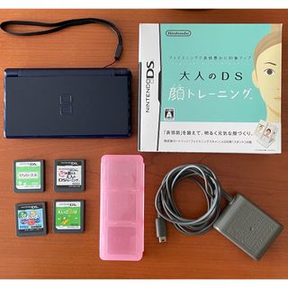 ニンテンドーDS(ニンテンドーDS)のニンテンドーDS lite エナメルネイビー (携帯用ゲーム機本体)