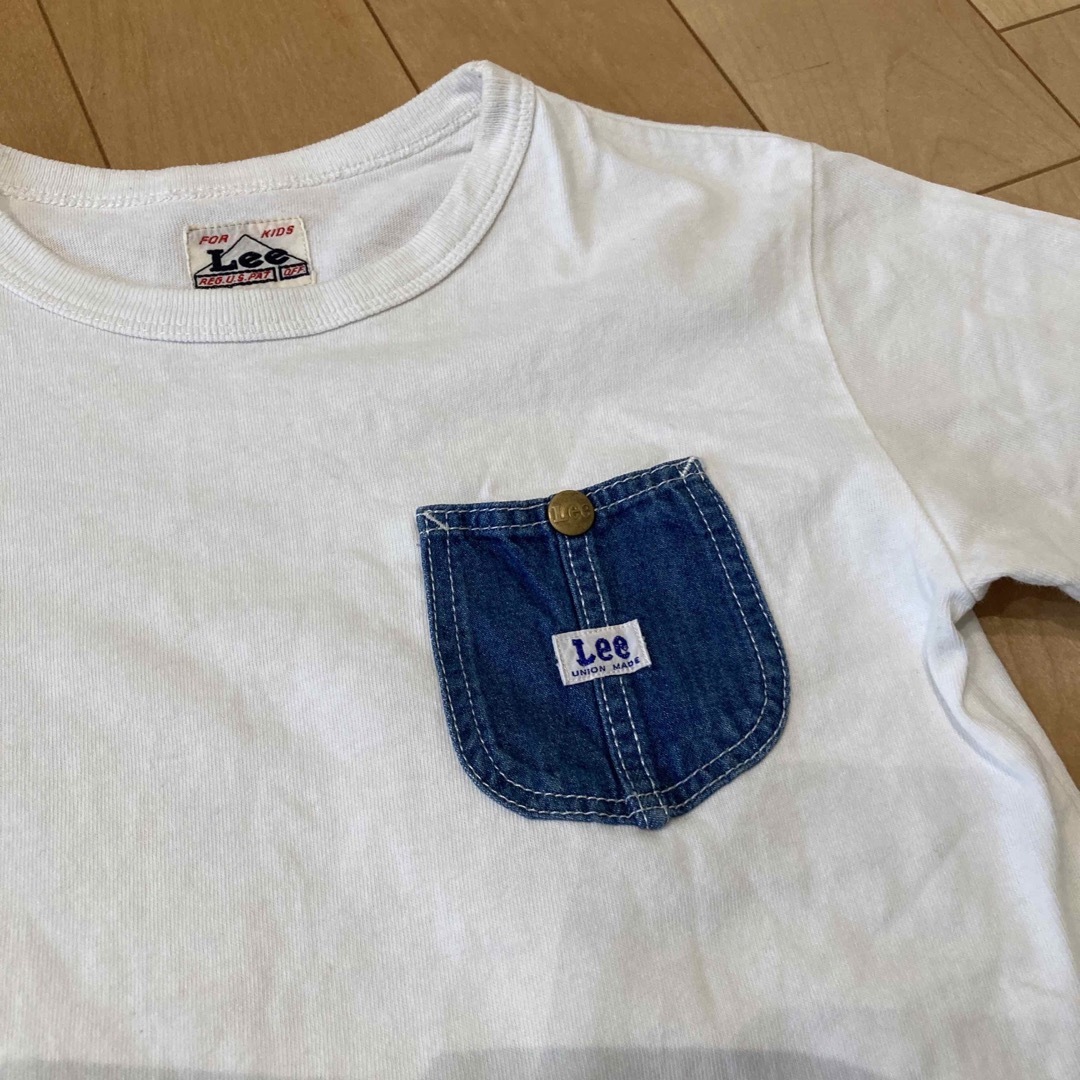 Lee(リー)のLee 半袖　ポケT Tシャツ　110㎝　120㎝　二点セット キッズ/ベビー/マタニティのキッズ服女の子用(90cm~)(Tシャツ/カットソー)の商品写真