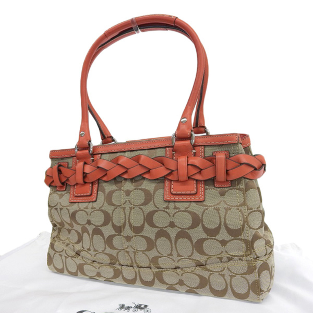 COACH - 【中古】COACH コーチ キャンバス レザー ハンプトンズ
