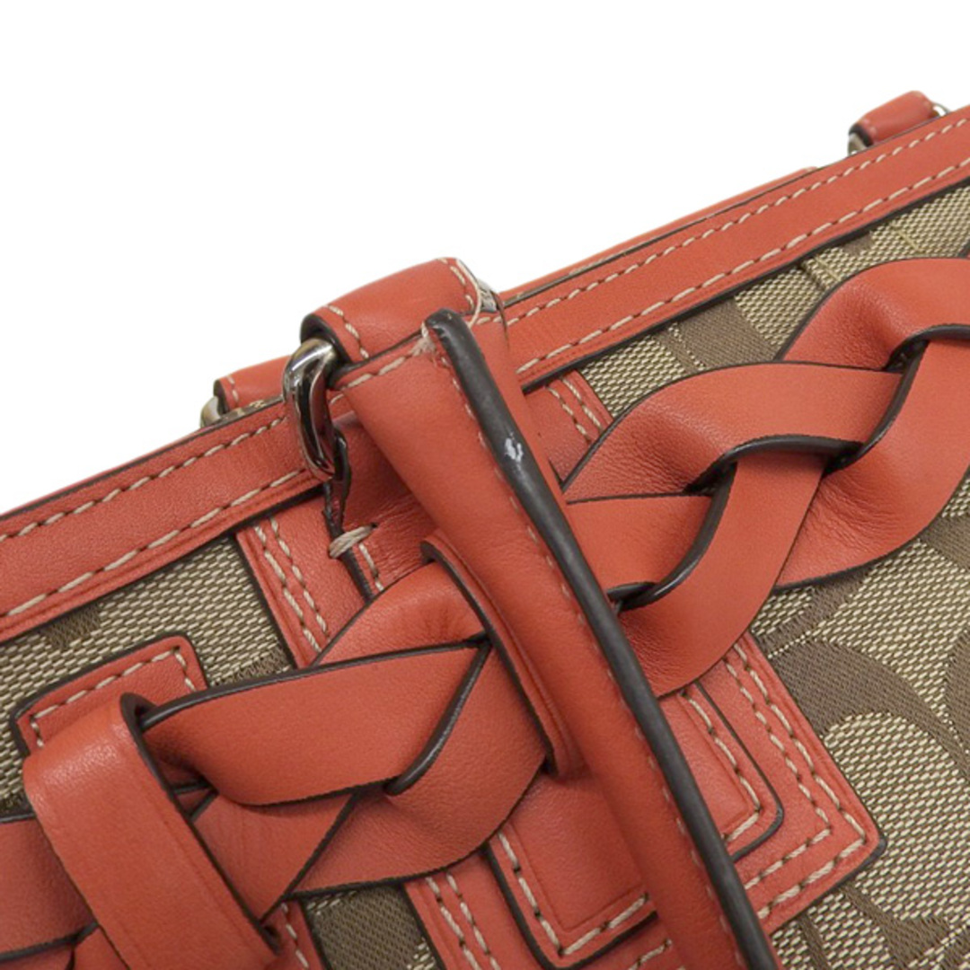 COACH - 【中古】COACH コーチ キャンバス レザー ハンプトンズ