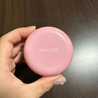 【未使用】AMUSE デューパワーヴィーガンクッション ミニ 1.5号(ファンデーション)