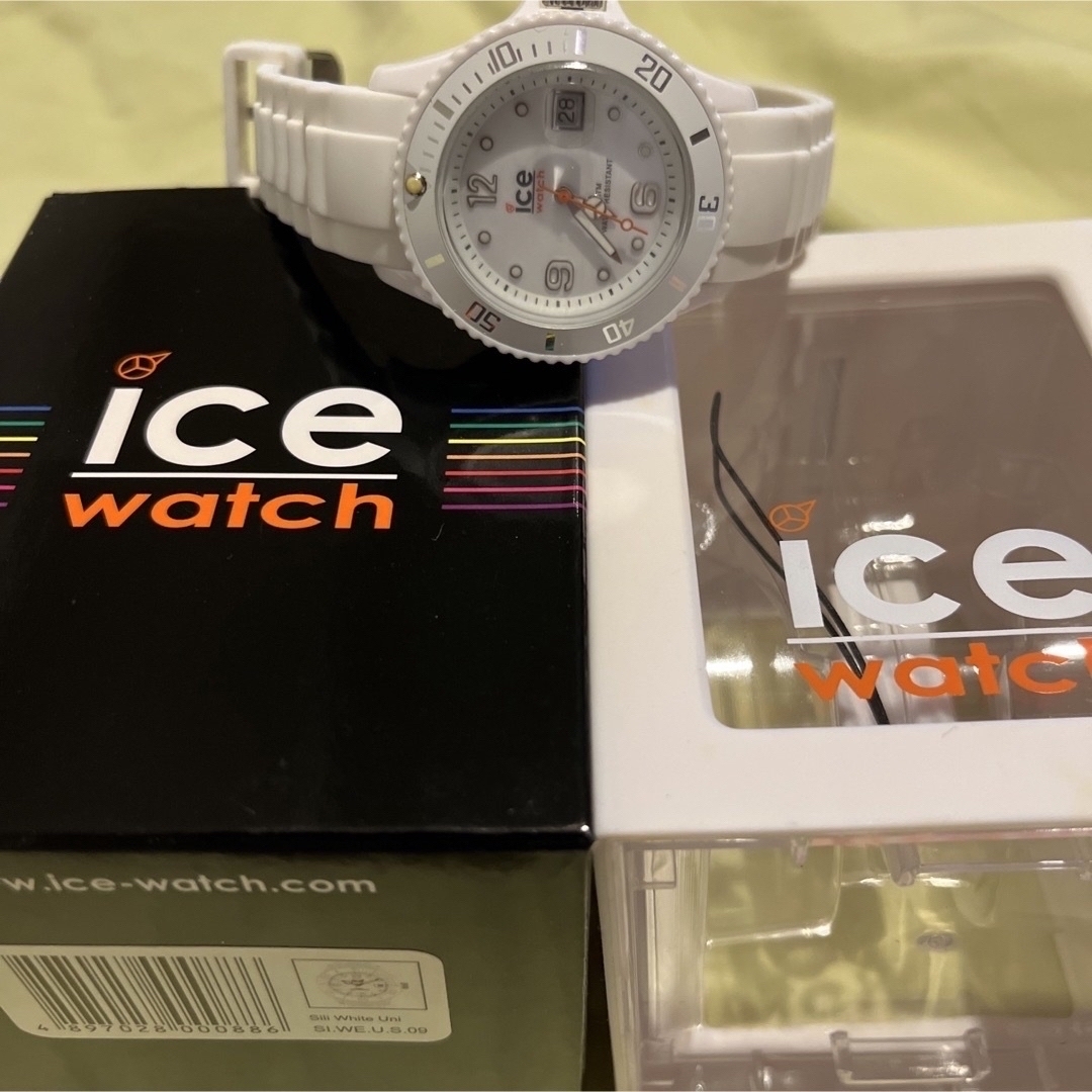 ice watch - ice watch アイスウォッチ 腕時計 White 専用箱付 電池