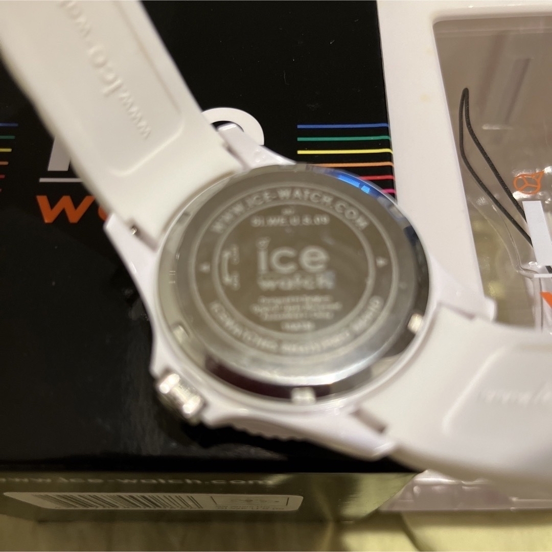 ice watch - ice watch アイスウォッチ 腕時計 White 専用箱付 電池