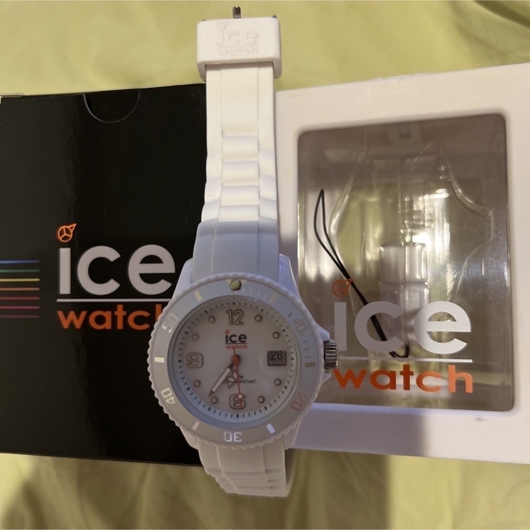 ice watch - ice watch アイスウォッチ 腕時計 White 専用箱付 電池