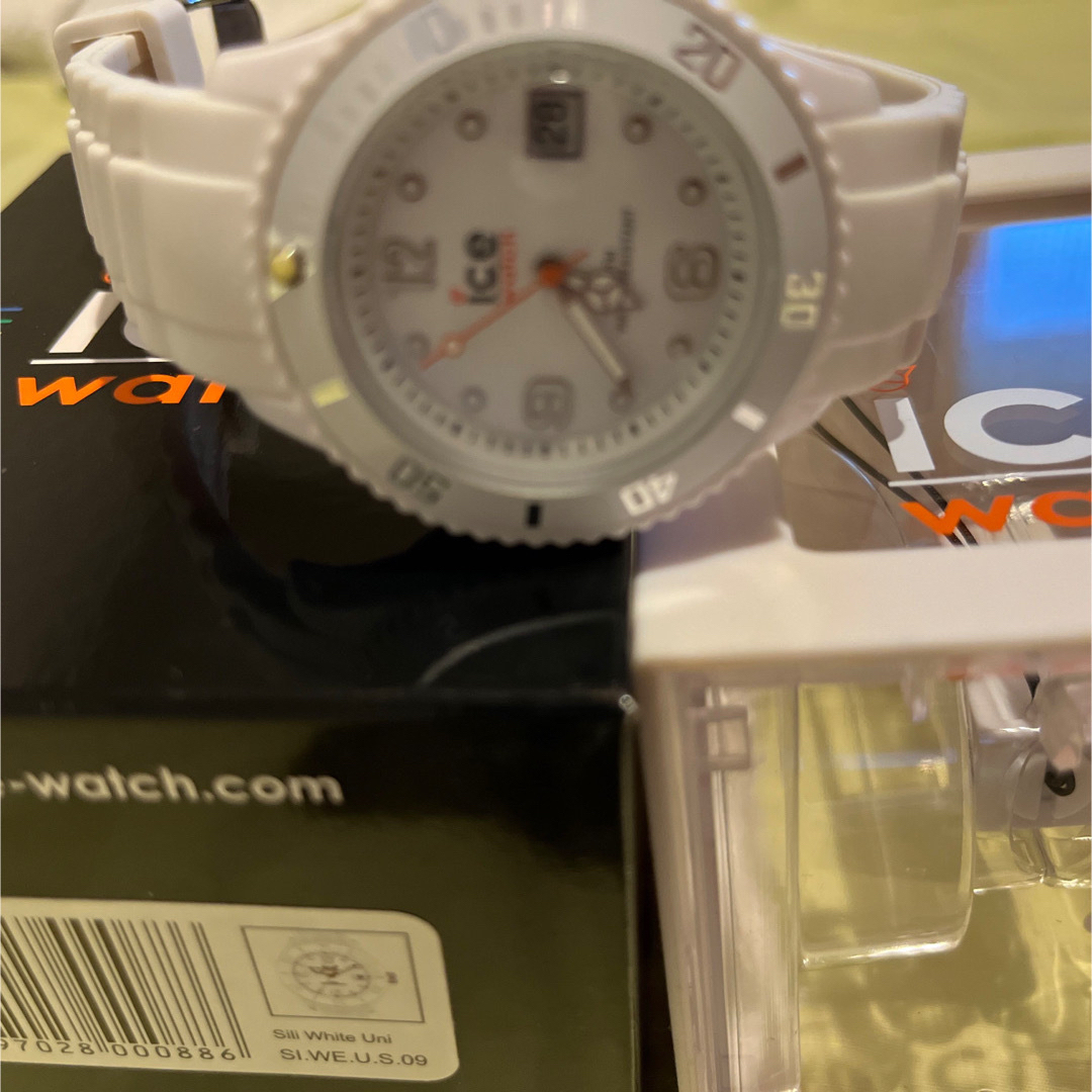 ice watch - ice watch アイスウォッチ 腕時計 White 専用箱付 電池