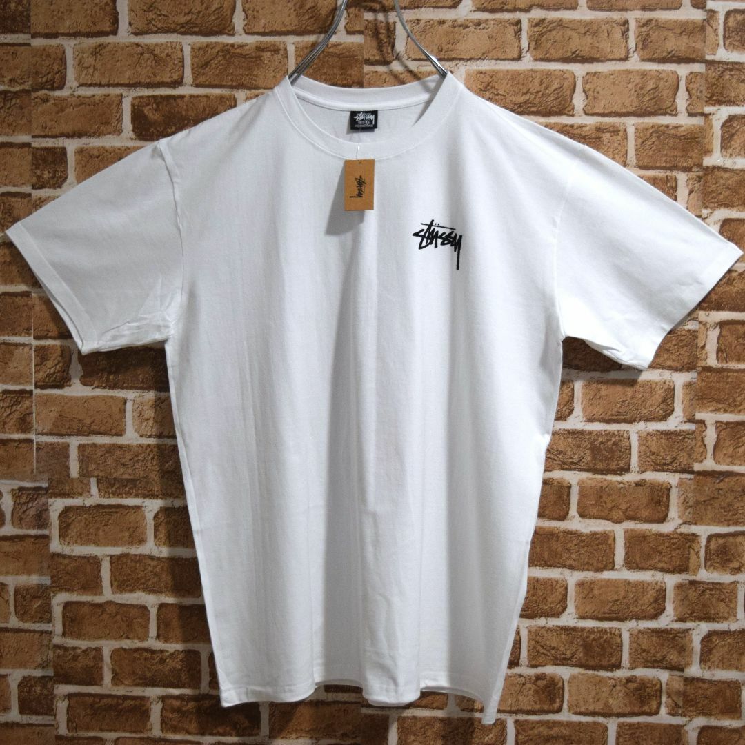 ステューシー》正規・新品タグ フラワー ホワイト XL ロングTシャツ