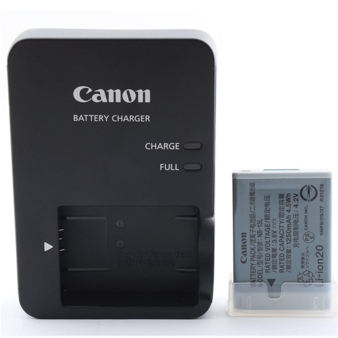 CANON CB-2LH 純正充電器　NB-13Lバッテリーセット送料無料