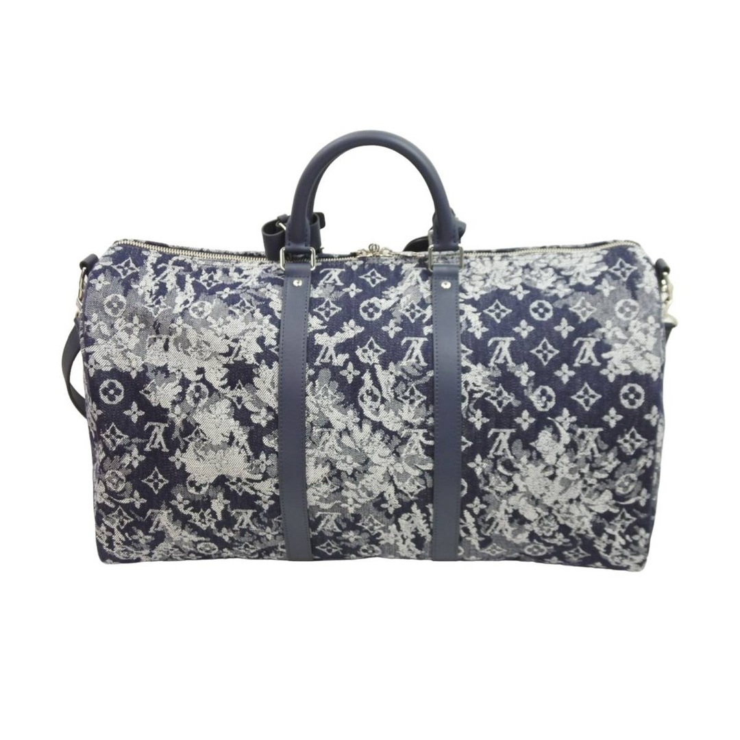 M57285 Louis Vuitton Monogram Tapestry Keepall Bandouliere 50