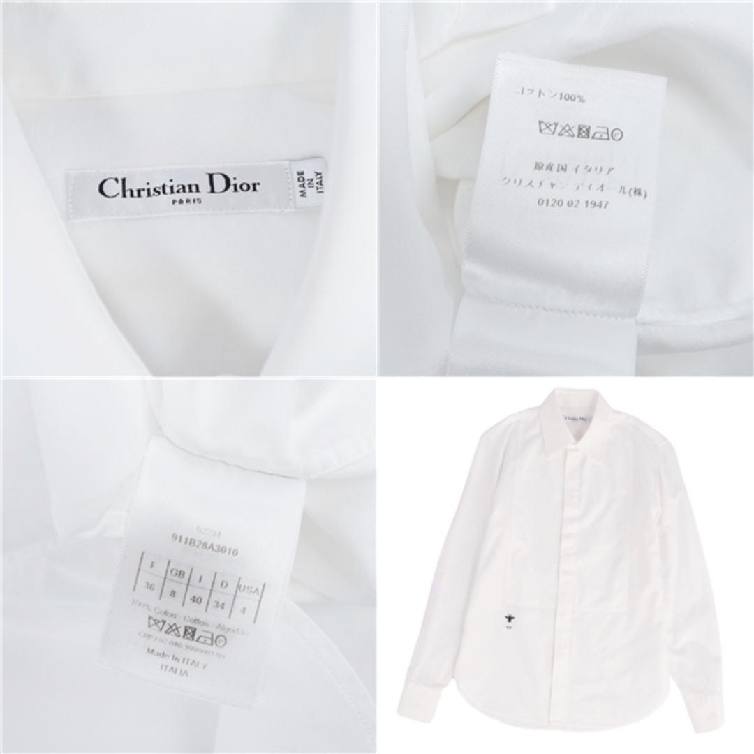 Christian Dior 美品ワイシャツ　ロゴ入り