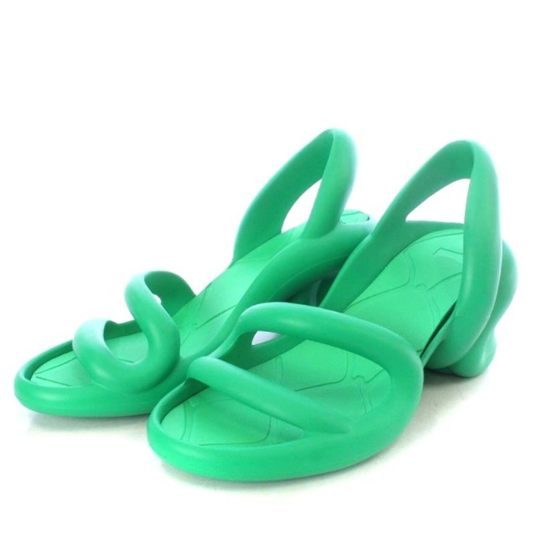 CAMPER(カンペール)のカンペール コバラ サンダル チャンキーヒール ブロックミドルヒール 39 緑色 レディースの靴/シューズ(サンダル)の商品写真