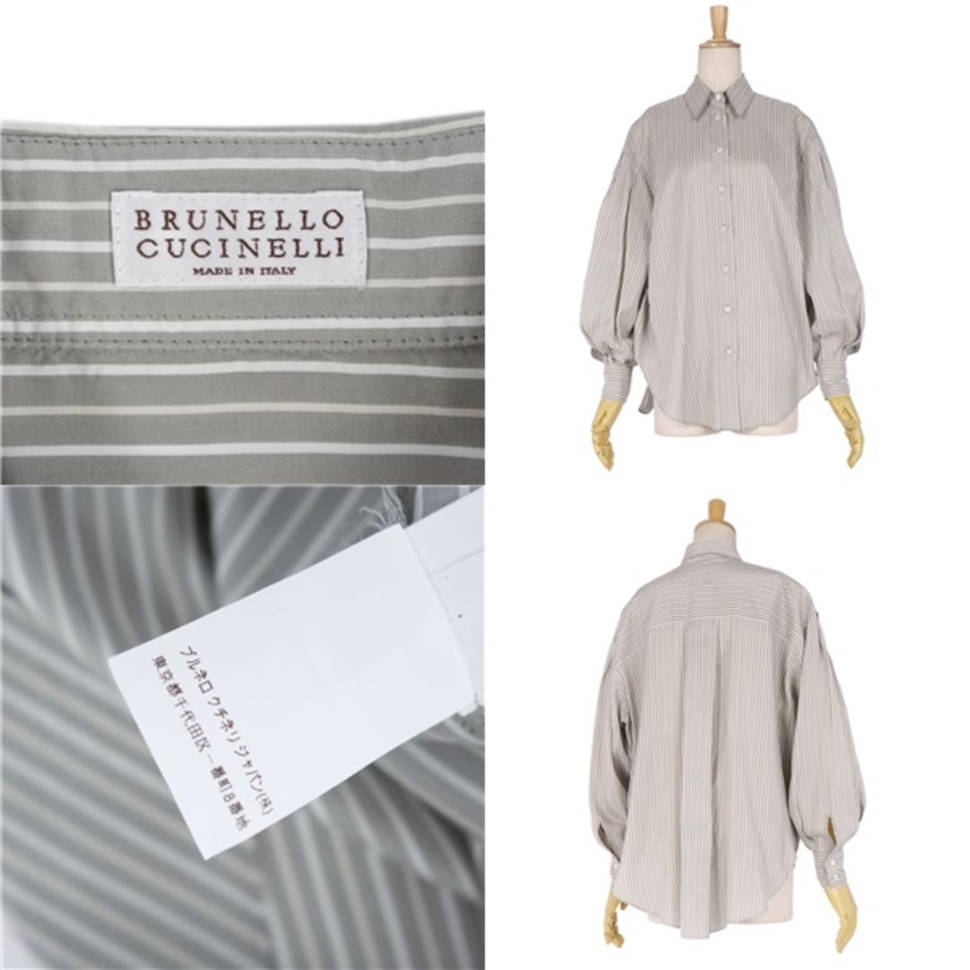 Brunello Cucinelli ブルネロクチネリ シルク トップス L