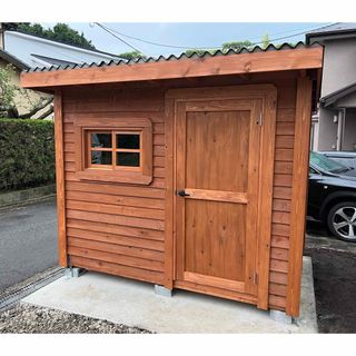 タイニーハウス サウナ ログハウス 物置 倉庫 小屋 プレハブ ガレージ　H(その他)