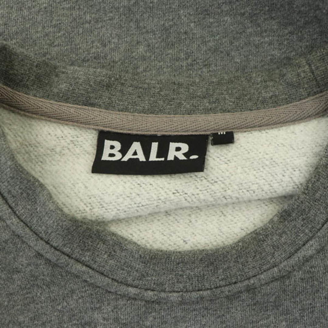 バール BALR. スウェット トレーナー 長袖 ロゴプリント 裏起毛 M 2