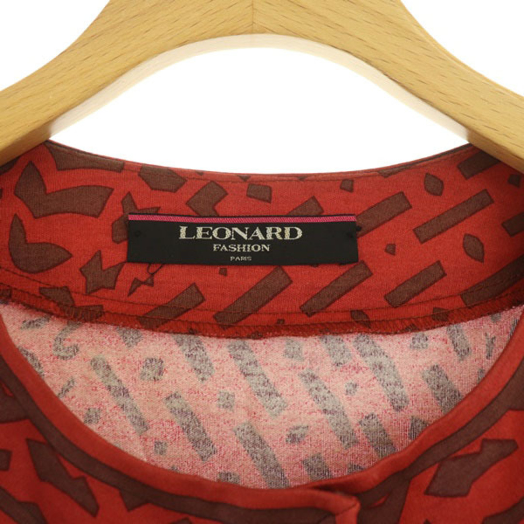 LEONARD - レオナール FASHION カーディガン ノーカラージャケット
