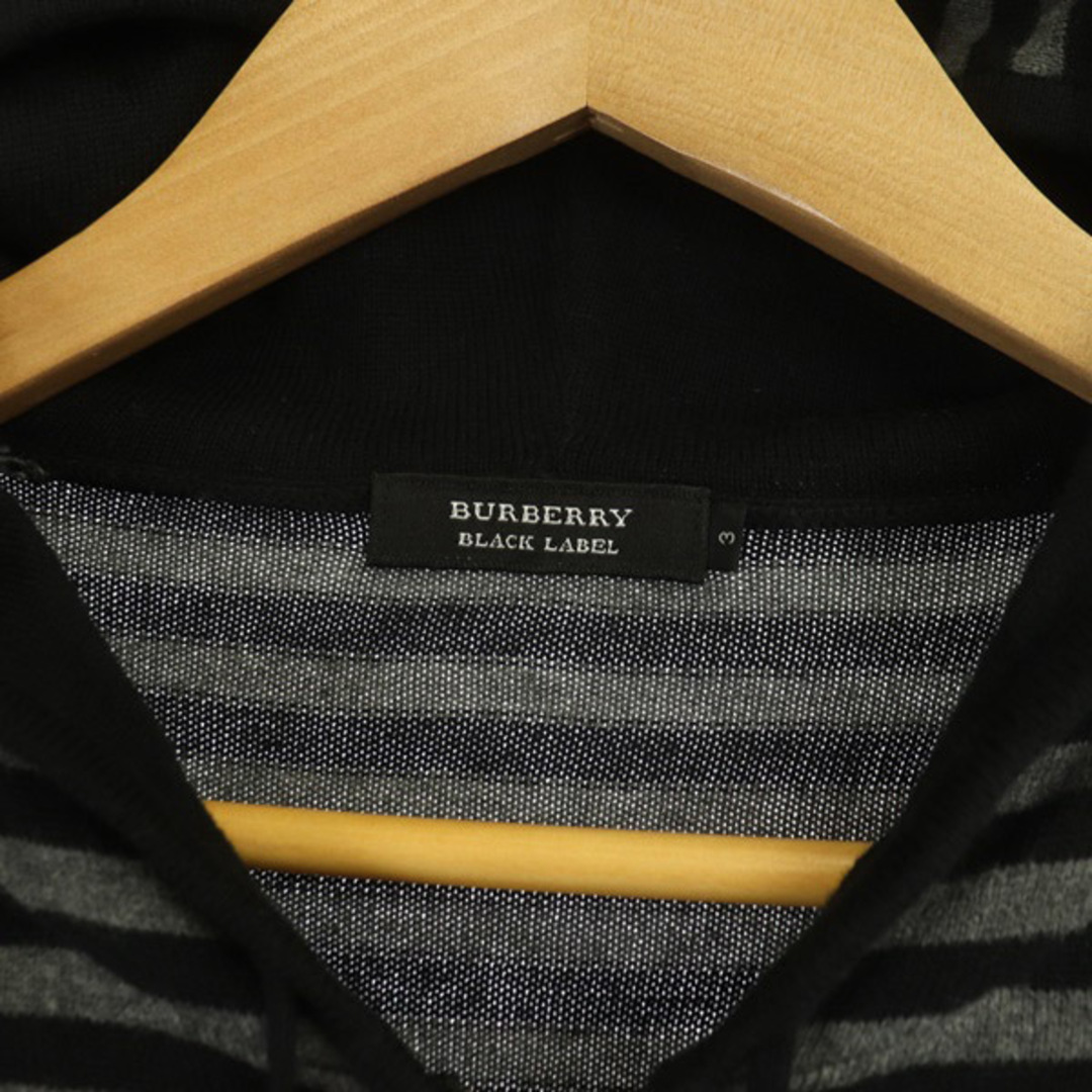 BURBERRY BLACK LABEL - バーバリーブラックレーベル ニットパーカー