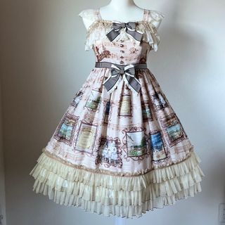 BABY,THE STARS SHINE BRIGHT(フリル ・ ひざ丈ワンピース)の BABY,THE STARS SHINE BRIGHT(フリル ・ ひざ丈ワンピース)の