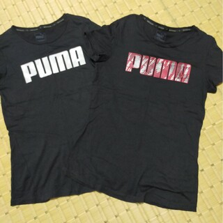 プーマ(PUMA)のPUMA　レディースTシャツ２枚古着(Tシャツ(半袖/袖なし))