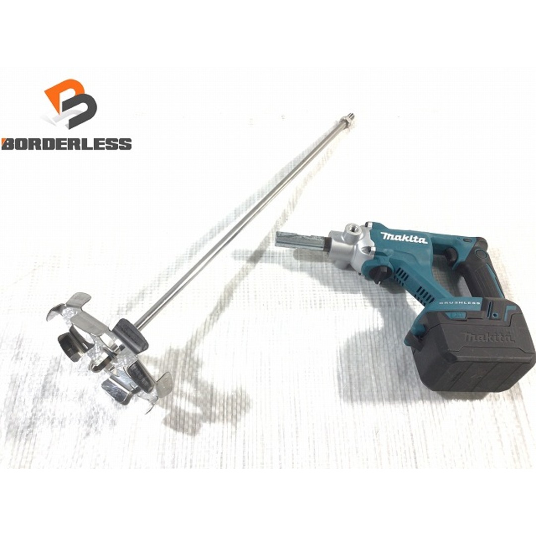 バイク☆品☆ makita マキタ 18V 充電式カクハン機 UT130D 本体＋シャフト＋パドル付 ミキサー 攪拌機 かくはん機 76336