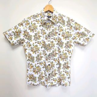 バーバリーブラックレーベル(BURBERRY BLACK LABEL)の★三陽商会 BURBERRY BLACK LABEL 花柄 半袖 シャツ(シャツ)