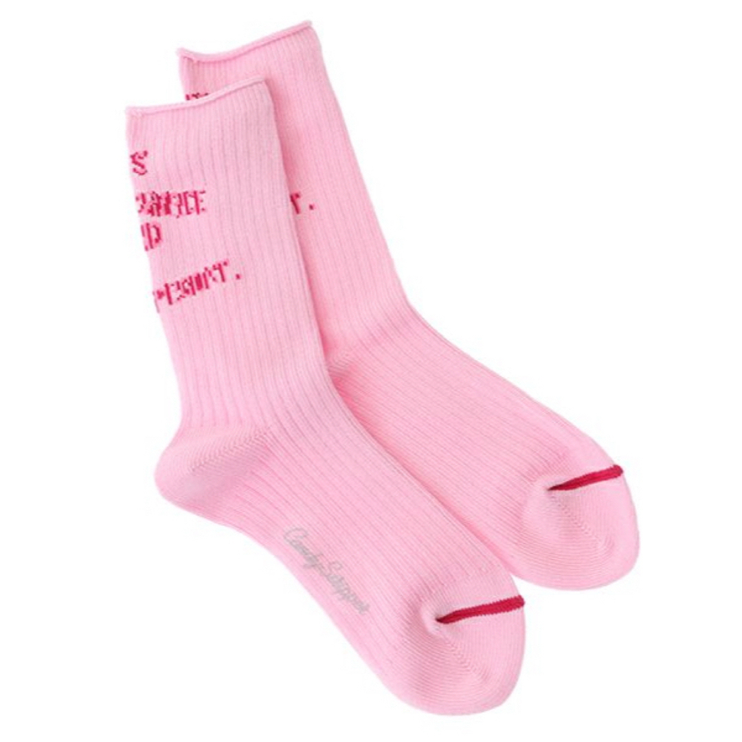 Candy Stripper(キャンディーストリッパー)のレラ様専用CANDY LOGO RIB SOCKS レディースのレッグウェア(ソックス)の商品写真