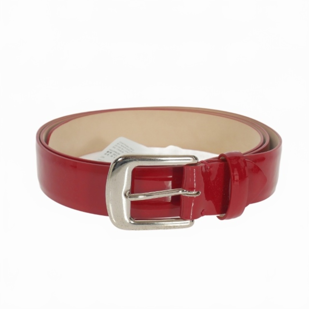 Maison Martin Margiela(マルタンマルジェラ)のメゾンマルジェラ Red Leather Belt レザー ベルト 赤 レッド レディースのファッション小物(ベルト)の商品写真