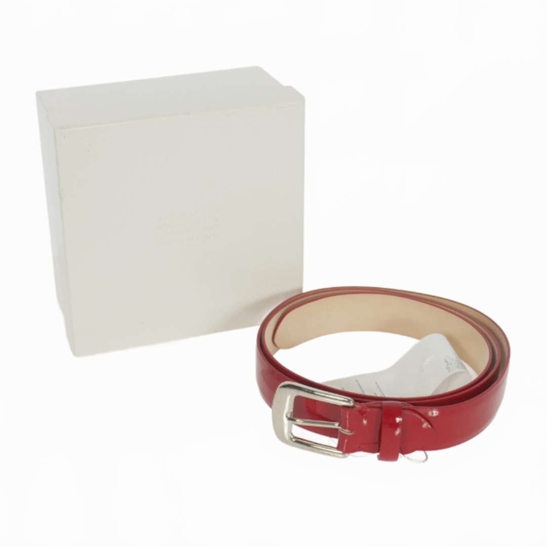 メゾンマルジェラ Red Leather Belt レザー ベルト 赤 レッド