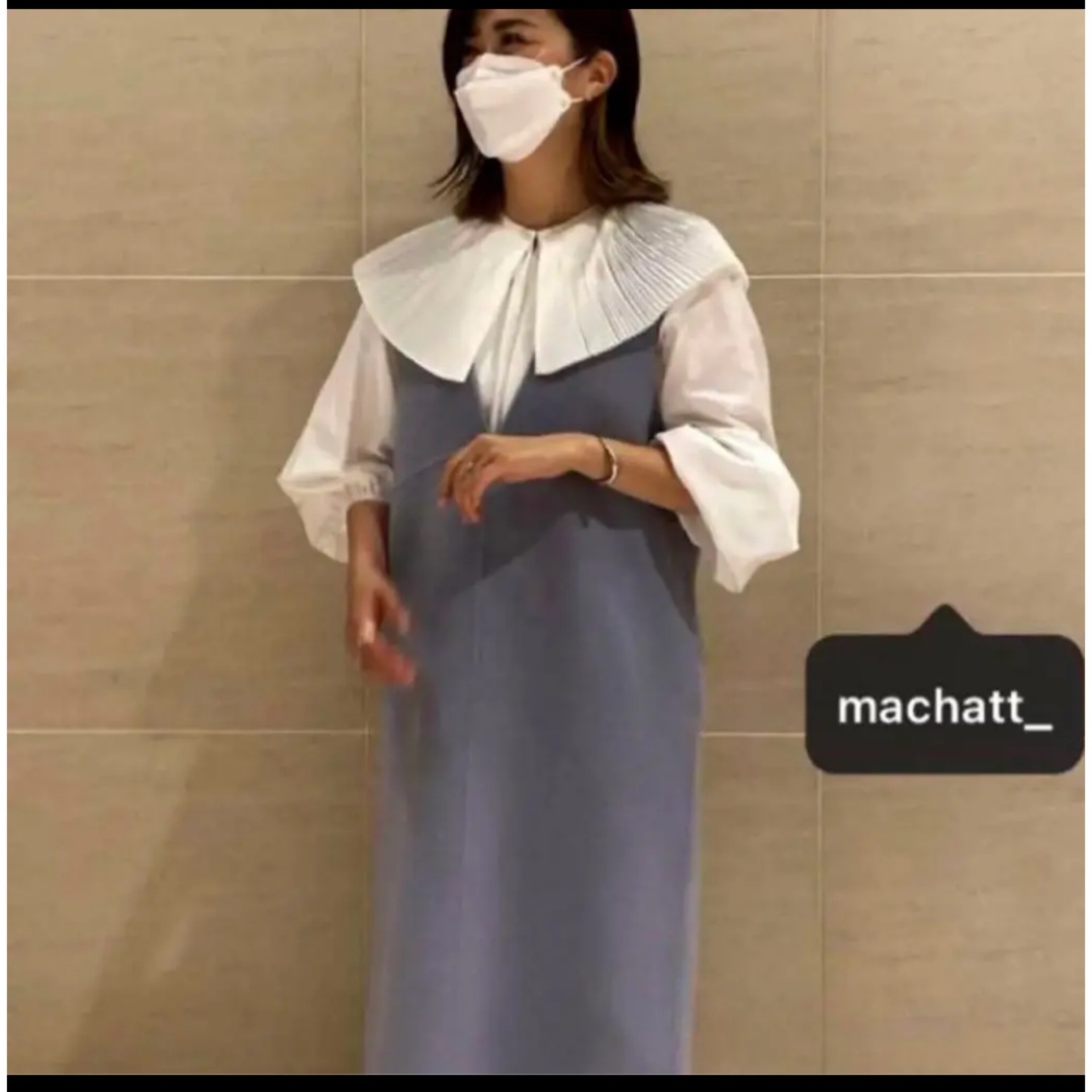 マチャット　machatt プリーツカラーブラウス レディースのトップス(シャツ/ブラウス(長袖/七分))の商品写真