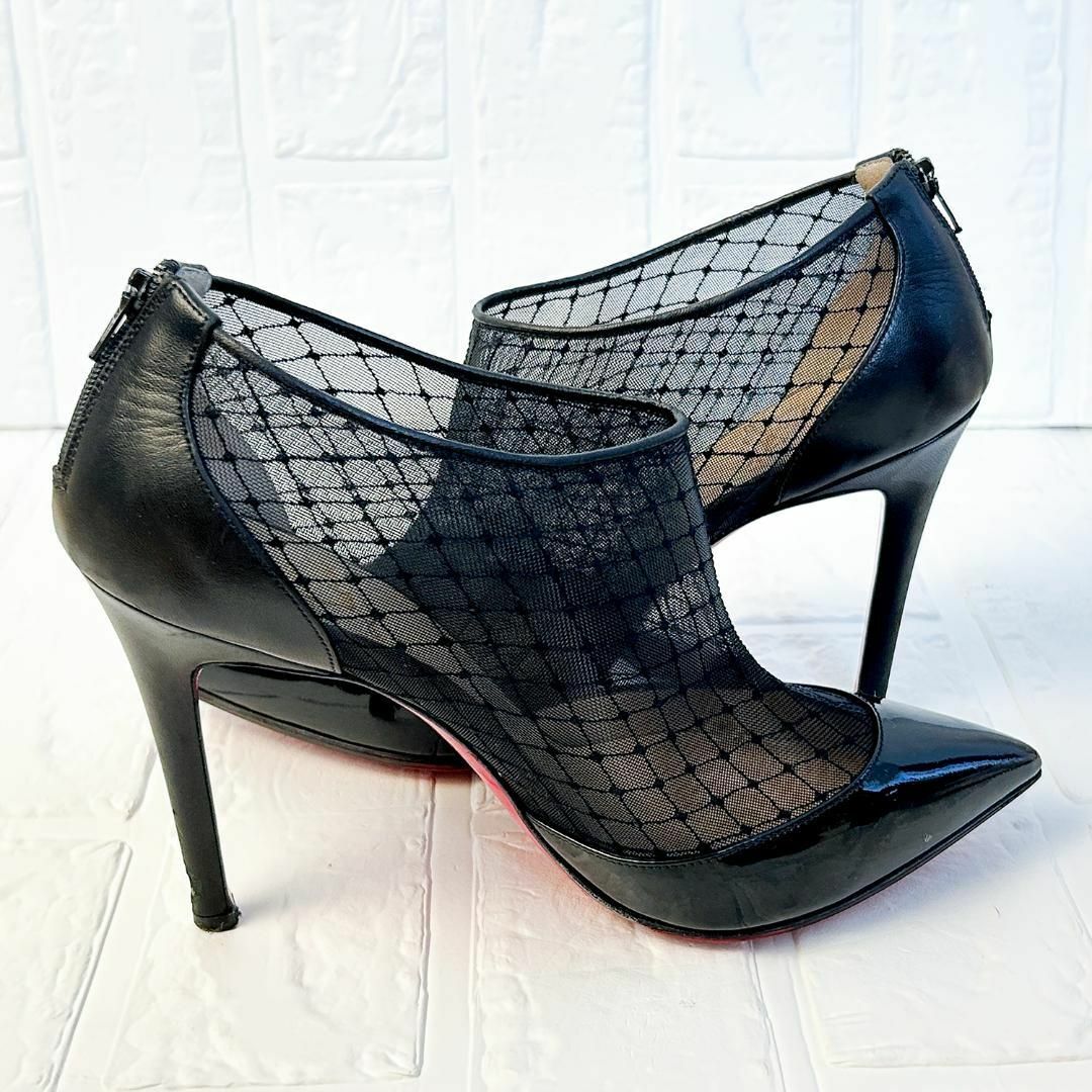 Christian Louboutin - 【良品】クリスチャンルブタン メッシュ レザー