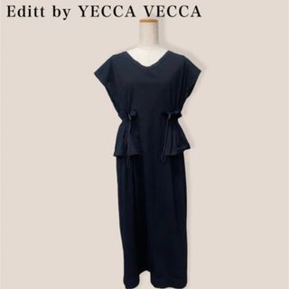 イェッカヴェッカ(YECCA VECCA)の【Editt by YECCA VECCA】ワンピース　ブラック(ロングワンピース/マキシワンピース)