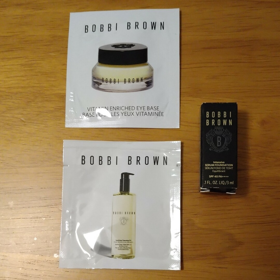 BOBBI BROWN(ボビイブラウン)のボビイブラウン■サンプル3点セット コスメ/美容のキット/セット(サンプル/トライアルキット)の商品写真