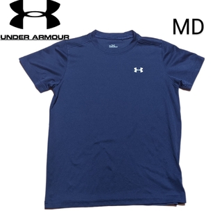アンダーアーマー(UNDER ARMOUR)のアンダーアーマー　MD 半袖　紺色　メンズ　スポーツ　野球　トレーニング　ジム(シャツ)