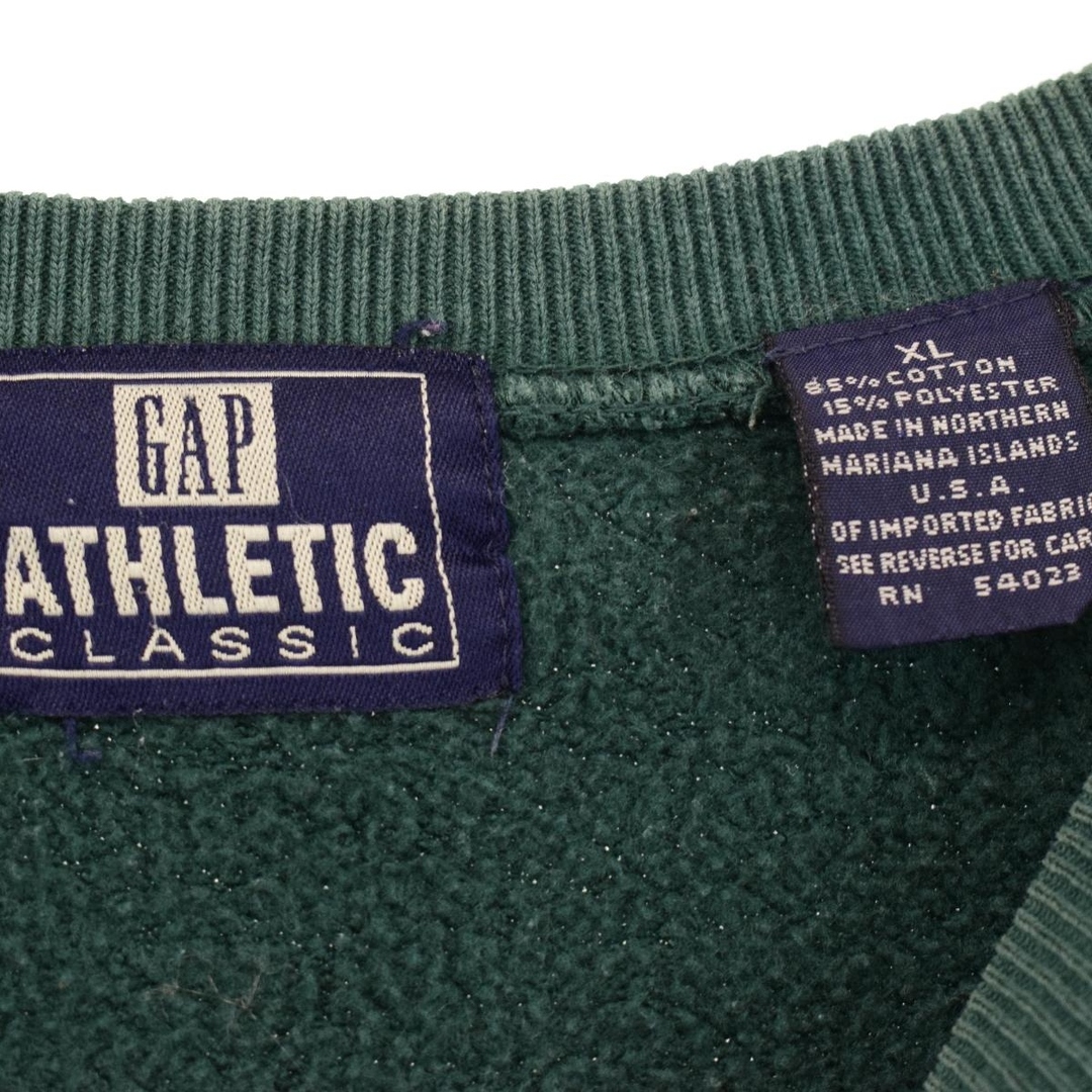 GAP - 古着 90年代 ギャップ GAP ATHLETIC CLASSIC 無地スウェット