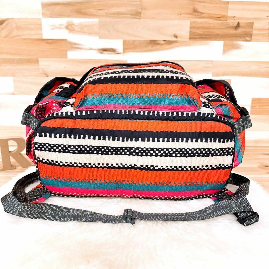 LeSportsac レスポートサック ミニハンドバッグ エスニックボーダー柄