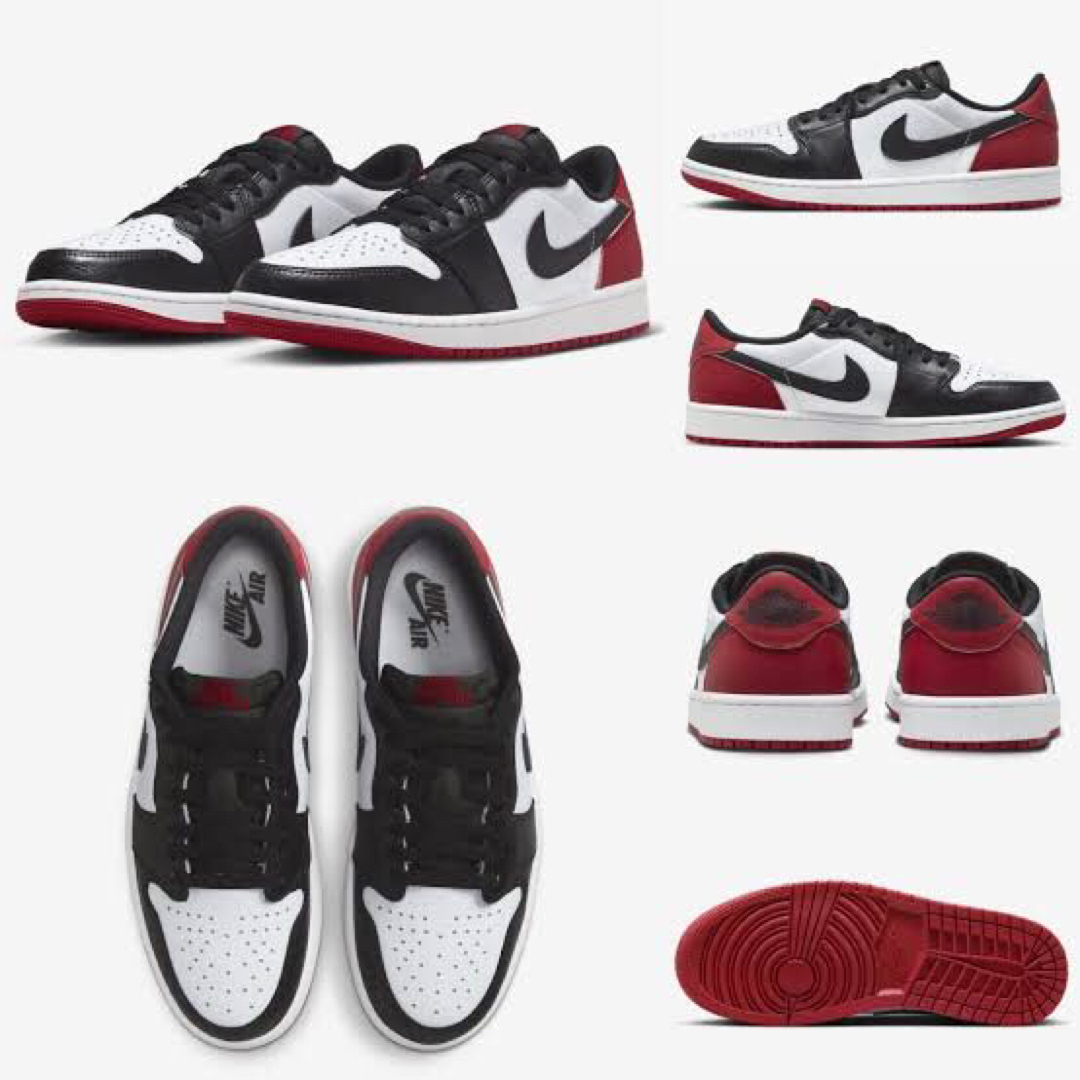 NIKE(ナイキ)の最終値下げAir Jordan1 Retro LowOG “Black Toe” メンズの靴/シューズ(スニーカー)の商品写真