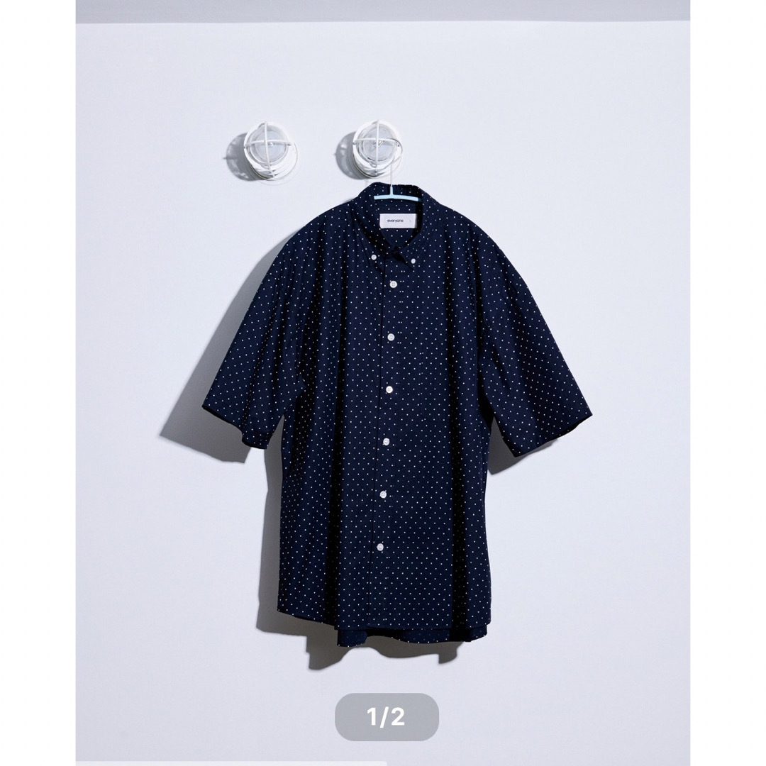 1LDK SELECT(ワンエルディーケーセレクト)のeveryone dot button-down sleeve shirt  メンズのトップス(シャツ)の商品写真