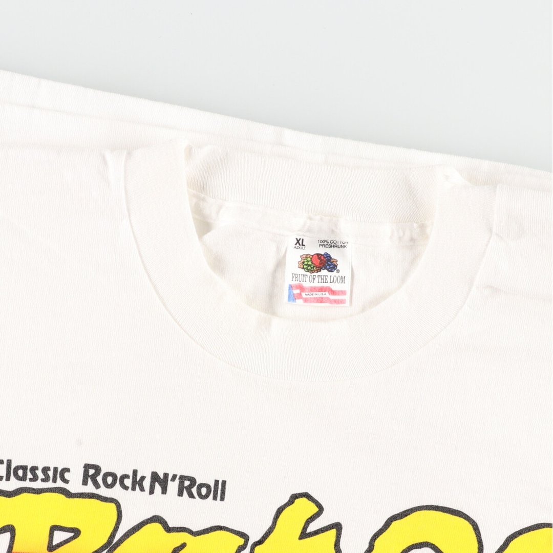 90年代 フルーツオブザルーム FRUIT OF THE LOOM プリントTシャツ USA製 メンズXL ヴィンテージ /eaa360838