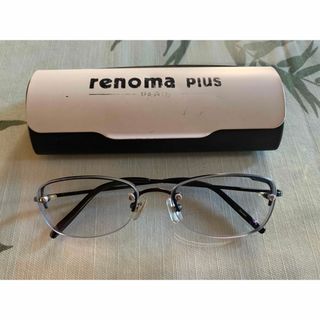 レノマ(RENOMA)の再値下げ！レノマ　renoma plus PARIS ハーフリム　美品(サングラス/メガネ)