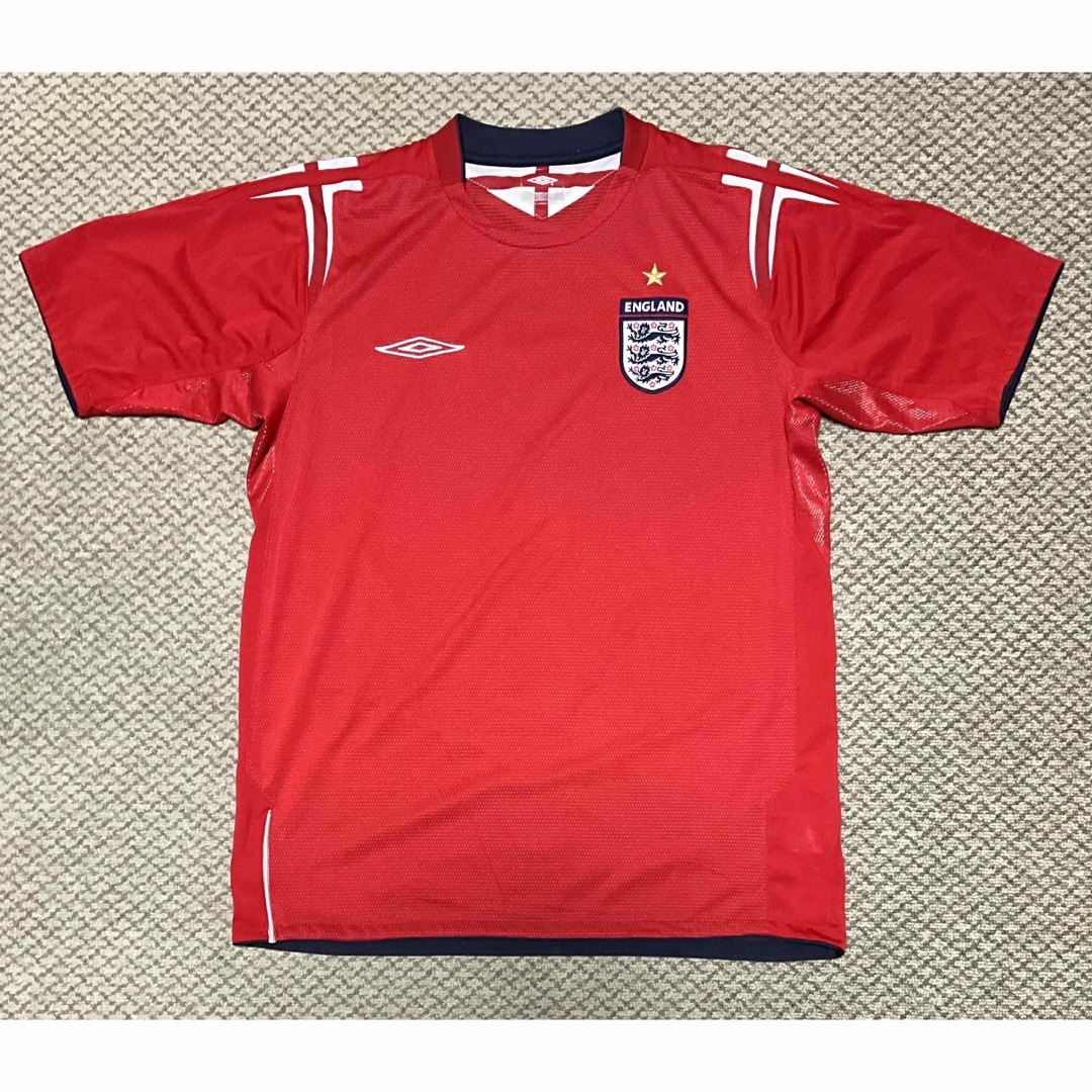 UMBRO(アンブロ)のアンブロ　2004 EURO イングランド代表　アウェイ　ユニフォーム スポーツ/アウトドアのサッカー/フットサル(ウェア)の商品写真