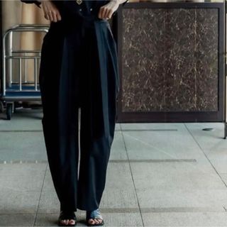 相場 deres デレス drape pants ドレープパンツ ブラック レディース