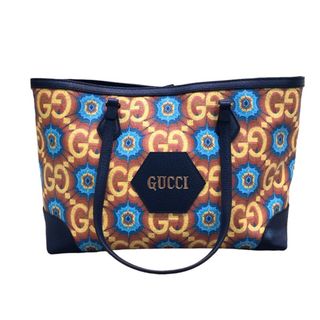 グッチ(Gucci)のグッチ GUCCI 100周年トートバッグ 676681 マルチカラー PVC レディース トートバッグ(トートバッグ)